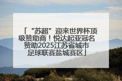 “苏超”迎来世界杯顶级赞助商！悦达起亚冠名赞助2025江苏省城市足球联赛盐城赛区