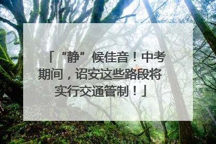 “静”候佳音！中考期间，诏安这些路段将实行交通管制！