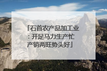 石首农产品加工业：开足马力生产忙 产销两旺势头好