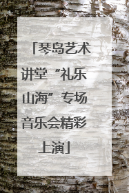 琴岛艺术讲堂“礼乐山海”专场音乐会精彩上演
