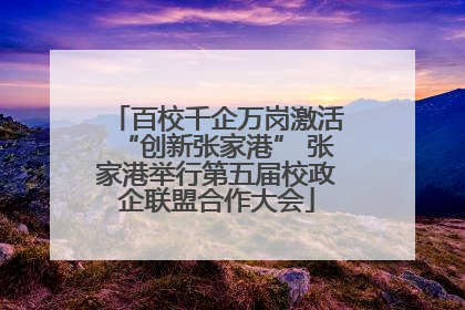 百校千企万岗激活“创新张家港” 张家港举行第五届校政企联盟合作大会