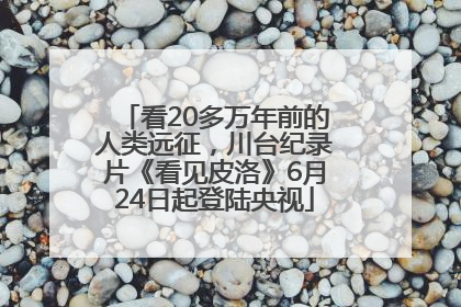 看20多万年前的人类远征，川台纪录片《看见皮洛》6月24日起登陆央视