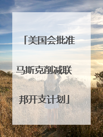 美国会批准马斯克削减联邦开支计划