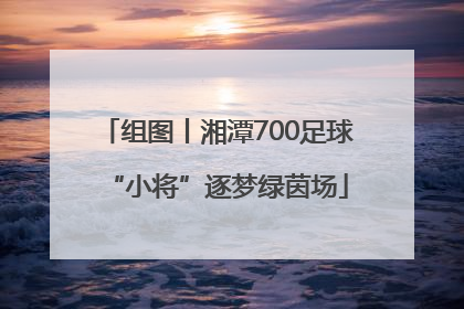 组图丨湘潭700足球“小将”逐梦绿茵场
