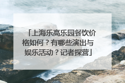 上海乐高乐园餐饮价格如何？有哪些演出与娱乐活动？记者探营