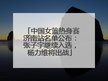 中国女篮热身赛济南站名单公布：张子宇继续入选，杨力维将出战