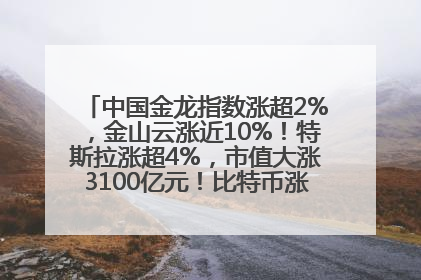 中国金龙指数涨超2%，金山云涨近10%！特斯拉涨超4%，市值大涨3100亿元！比特币涨回11万美元关口