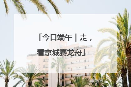 今日端午｜走，看京城赛龙舟