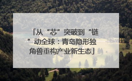 从“芯”突破到“链”动全球：青岛隐形独角兽重构产业新生态