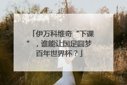 伊万科维奇“下课”，谁能让国足圆梦百年世界杯？