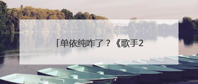 单依纯咋了？《歌手2025》单依纯改编李荣浩《李白》引热议