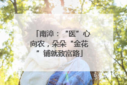 南漳：“医”心向农，朵朵“金花”铺就致富路
