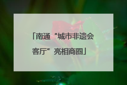 南通“城市非遗会客厅”亮相商圈