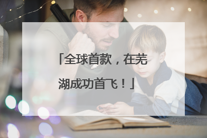 全球首款，在芜湖成功首飞！