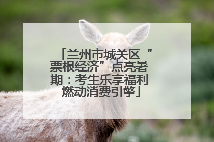 兰州市城关区“票根经济”点亮暑期：考生乐享福利 燃动消费引擎