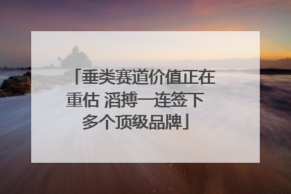 垂类赛道价值正在重估 滔搏一连签下多个顶级品牌