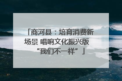 商河县：培育消费新场景 唱响文化振兴版“我们不一样”