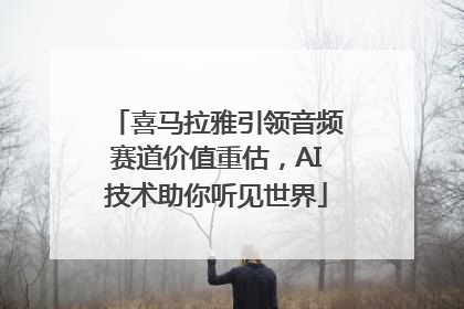 喜马拉雅引领音频赛道价值重估，AI技术助你听见世界