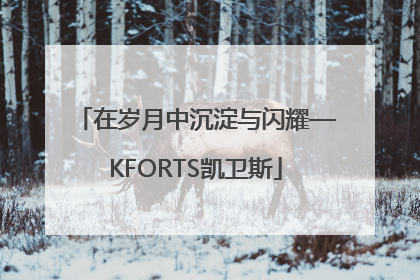在岁月中沉淀与闪耀—KFORTS凯卫斯