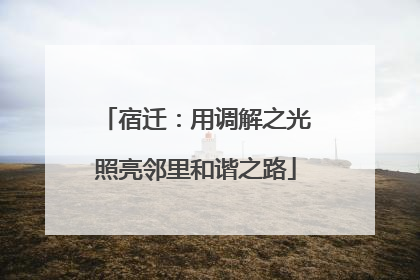 宿迁：用调解之光照亮邻里和谐之路