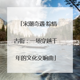 宋潮奇遇·粽情古街：一场穿越千年的文化交响曲