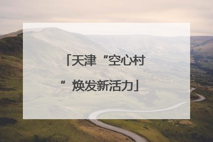 天津“空心村”焕发新活力