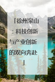 徐州泉山：科技创新与产业创新的双向奔赴