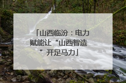 山西临汾：电力赋能让“山西智造”开足马力