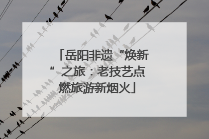 岳阳非遗“焕新”之旅：老技艺点燃旅游新烟火