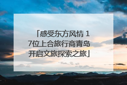 感受东方风情 17位上合旅行商青岛开启文旅探索之旅