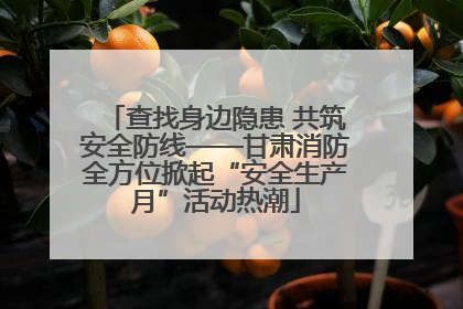 查找身边隐患 共筑安全防线——甘肃消防全方位掀起“安全生产月”活动热潮