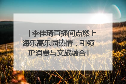 李佳琦直播间点燃上海乐高乐园热情，引领IP消费与文旅融合