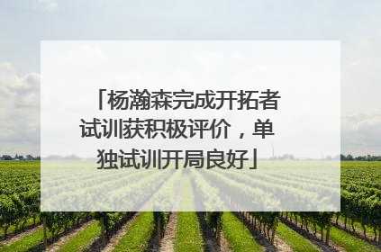 杨瀚森完成开拓者试训获积极评价，单独试训开局良好