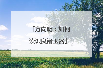 方向明：如何读识良渚玉器
