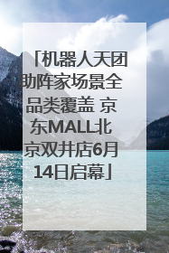 机器人天团助阵家场景全品类覆盖 京东MALL北京双井店6月14日启幕