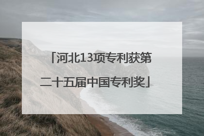 河北13项专利获第二十五届中国专利奖