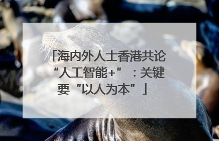 海内外人士香港共论“人工智能+”：关键要“以人为本”