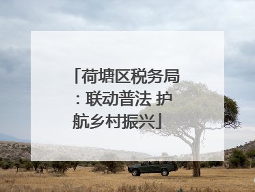 荷塘区税务局：联动普法 护航乡村振兴