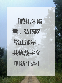 腾讯朱殿君：弘扬网络正能量，共筑数字文明新生态