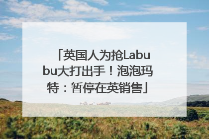 英国人为抢Labubu大打出手！泡泡玛特：暂停在英销售
