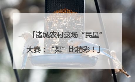 诸城农村这场“民星”大赛：“舞”比精彩！