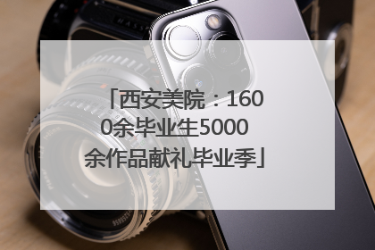 西安美院：1600余毕业生5000余作品献礼毕业季