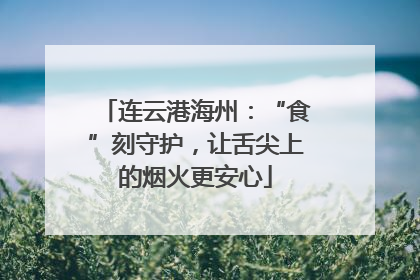 连云港海州：“食”刻守护，让舌尖上的烟火更安心