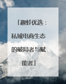 趣蛙优选：私域电商生态的破局者与赋能者