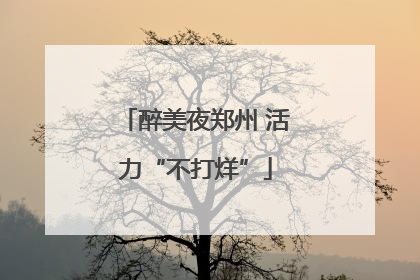 醉美夜郑州 活力“不打烊”