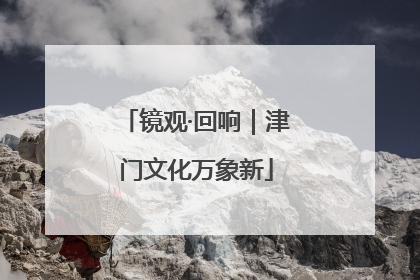镜观·回响｜津门文化万象新