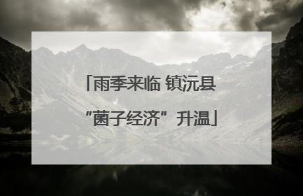 雨季来临 镇沅县“菌子经济”升温