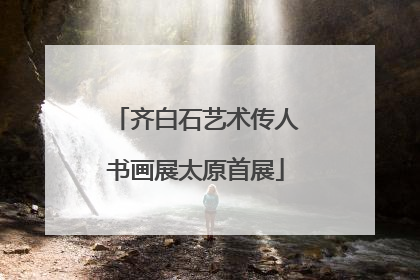 齐白石艺术传人书画展太原首展