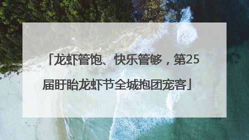 龙虾管饱、快乐管够，第25届盱眙龙虾节全城抱团宠客