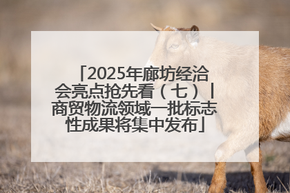 2025年廊坊经洽会亮点抢先看（七）丨商贸物流领域一批标志性成果将集中发布